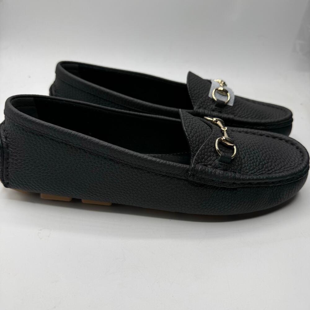 NEW Gucci Clove Calfskin Leather EU 39 US 9 Horsebit Driver Loafers Black - Picture 5 of 8